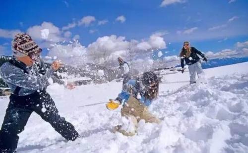 俄罗斯打雪仗图片